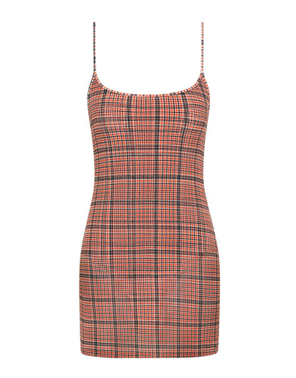 JAMI - JAM CHECK Mini Dress image 6