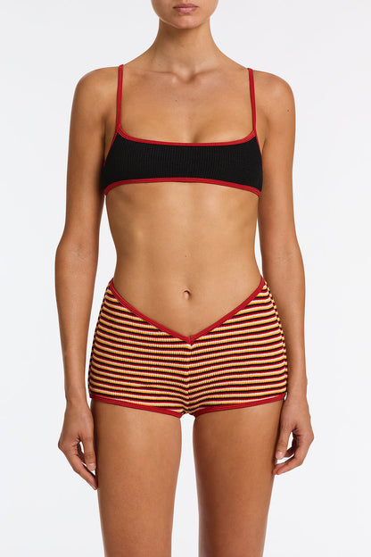 RICHI - SANGRIA CROCHET STRIPE Short image 4